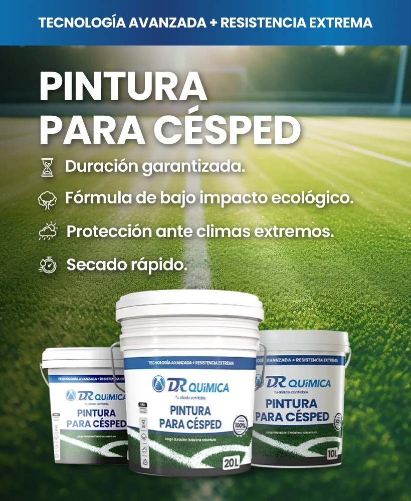 Pintura para demarcar canchas Profesional DR Química